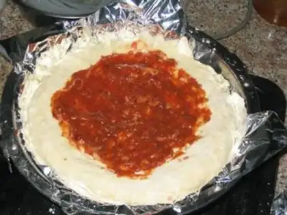 Make Baconcheen Pizza step 10