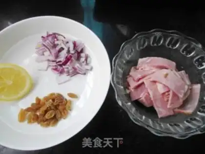 Make Orchid cashew salad step 2
