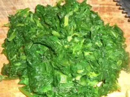 Make Celery leaves and fried eggs step 3
