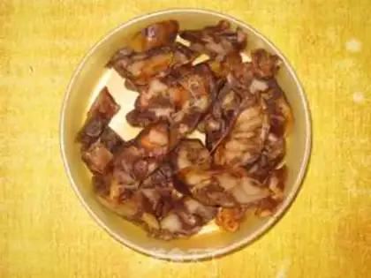 Make Weenie fried abalone mushrooms step 2