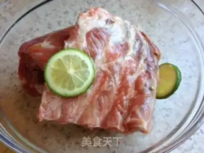 Make Garlic ribs step 1