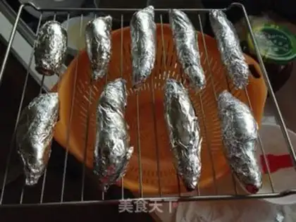 Make The sweetly baked potatoes step 5