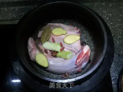 Make Old soy beef step 1