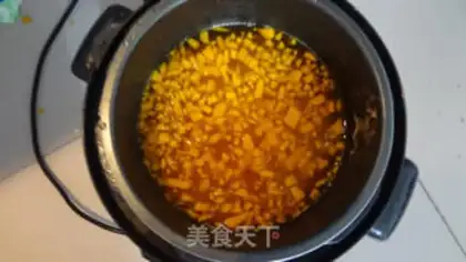 Make Pumpkin porridge step 2