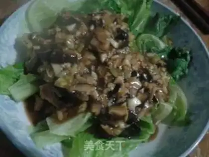 Make Oily mushroom lettuce step 9