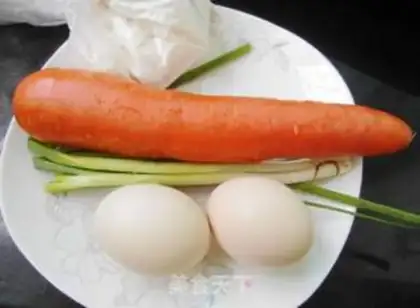 Make Carrot egg pancakes step 0