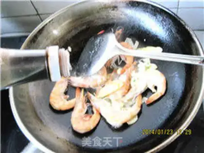 Make Red burning shrimp step 5