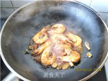 Make Red burning shrimp step 8