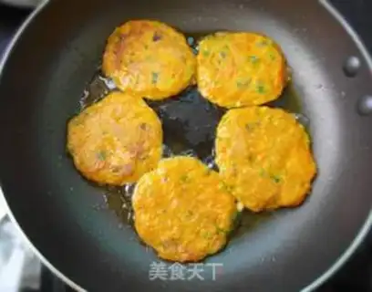 Make Carrot egg pancakes step 8