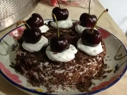 Make Black forest cake step 22