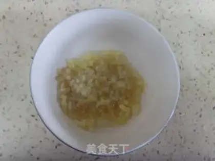 Make Garlic fan sap step 5