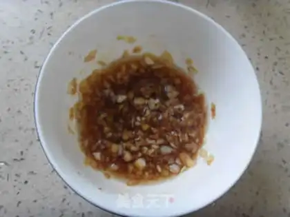 Make Garlic fan sap step 6
