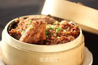 Make Potato steamed chicken wings step 11