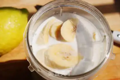 Make Banana milk step 2