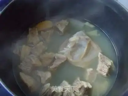Make Scrambled lamb soup step 3