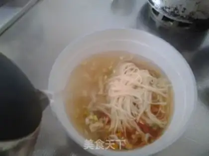 Make Hot spicy noodles step 4