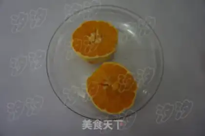Make Orange and five flowers step 5
