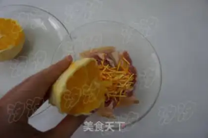 Make Orange and five flowers step 6