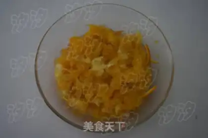Make Orange and five flowers step 7