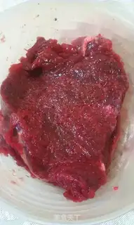 Make Black pepper steak step 0