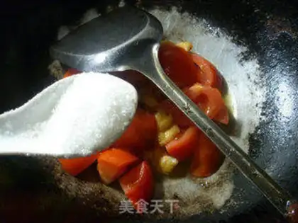 Make Tomato fried tofu step 6