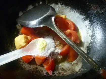 Make Tomato fried tofu step 8