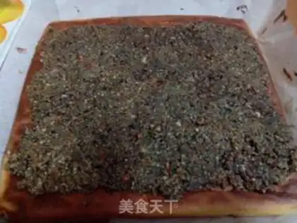 Make A nut raisin roll step 5
