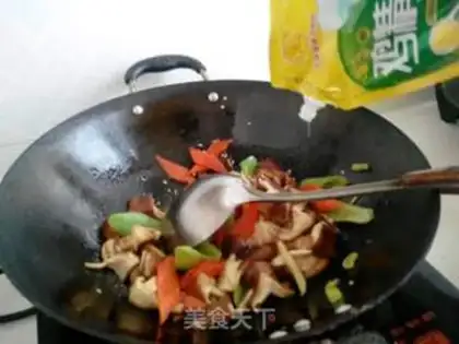 Make Fried mushrooms step 8