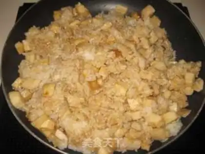 Make Pumpkin fried rice step 5