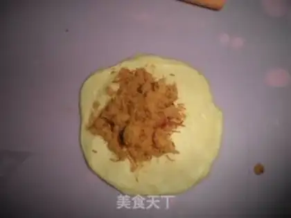 Make Meat pine buns step 7