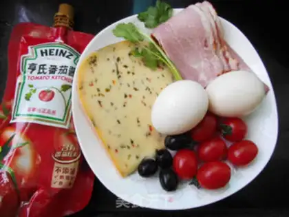Make Bacon egg pizza step 4