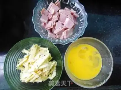 Make Bacon egg pizza step 6