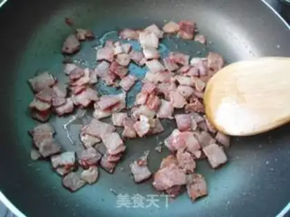 Make Bacon egg pizza step 7