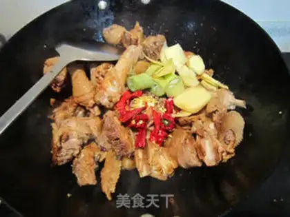 Make Xinjiang chicken step 5
