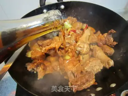 Make Xinjiang chicken step 6