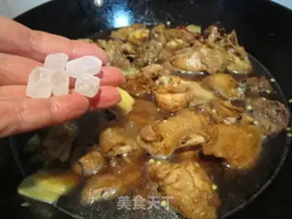 Make Xinjiang chicken step 8