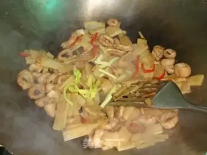 Make Sour-fried pig