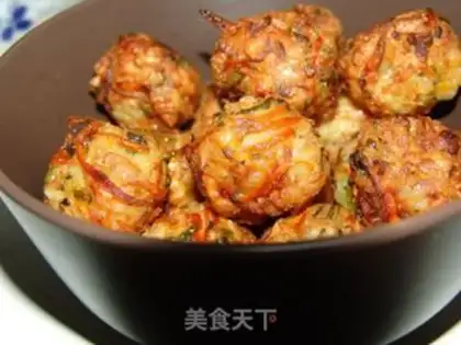Make Rice radish balls step 9