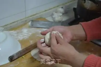 Make radish, rice bun step 20