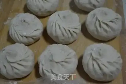 Make radish, rice bun step 21