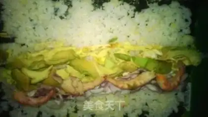 Make Basic sushi step 2