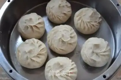 Make radish, rice bun step 22