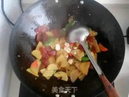 Make Cracked sausage chips step 9