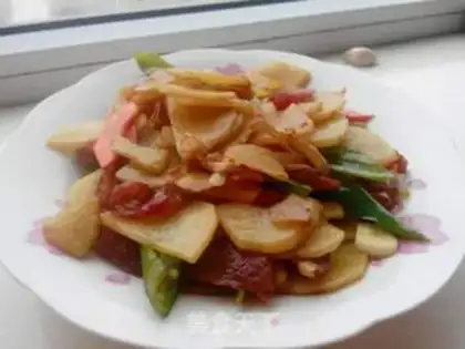 Make Cracked sausage chips step 10