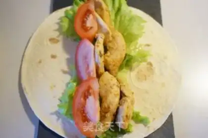 Make Mexican chicken rolls step 4