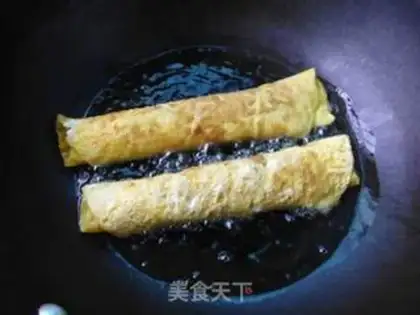 Make Egg rolls step 7