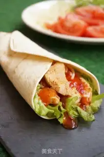 Make Mexican chicken rolls step 7
