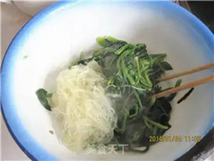Make Scrambled spinach step 4