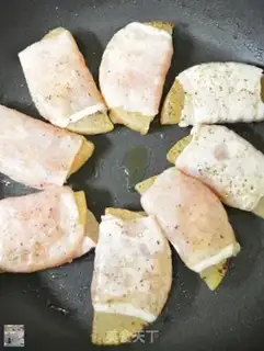 Make Two white rolls of sauce step 23