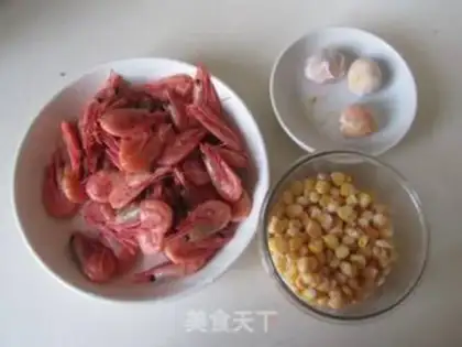 Make Gold-sand corn shrimp step 0